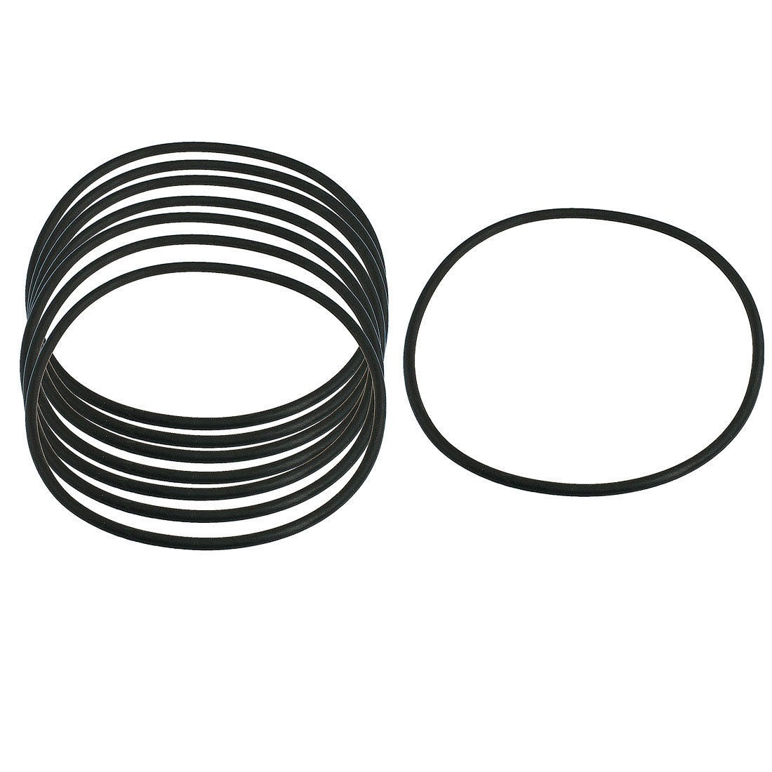 10 Pcs 150mm OD 5.7mm Thickness Nitrile Rubber O-ring Oil Seal Gaskets