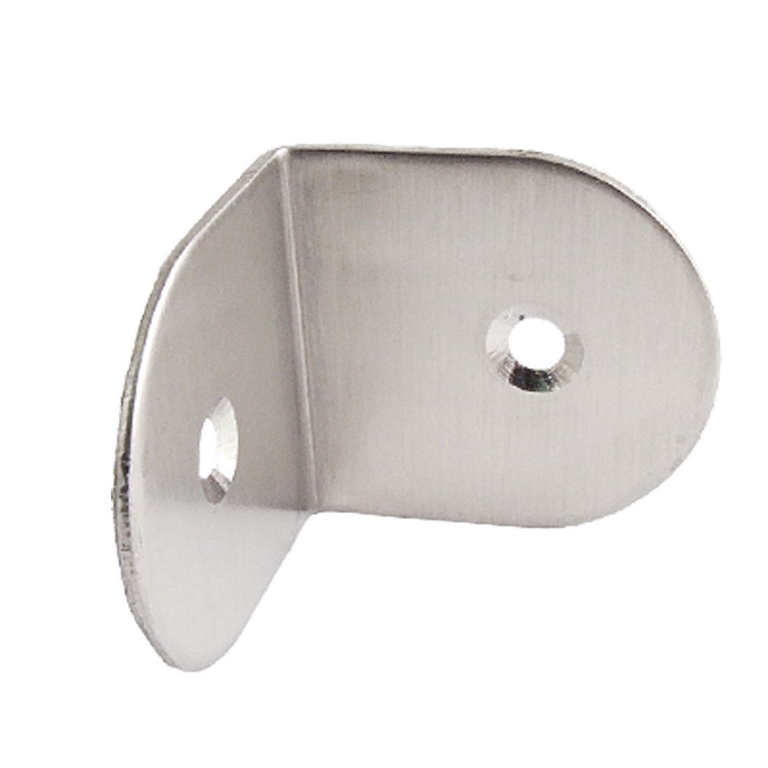 1.5" x 1.5" Metal 90 Degrees Corner Bracket Silver Tone 2 Pcs