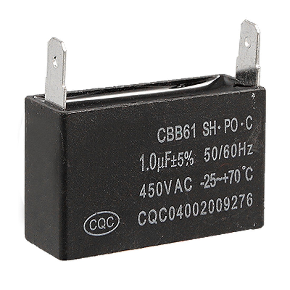 CBB61 1uF 5% 450V AC Polypropylene Film Motor Capacitor