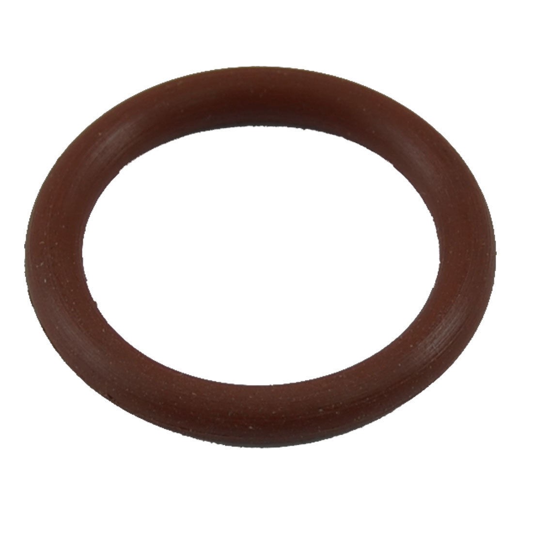 20mm OD 2.5mm Thickness Fluorine Rubber O-ring Oil Seal Coffee Color