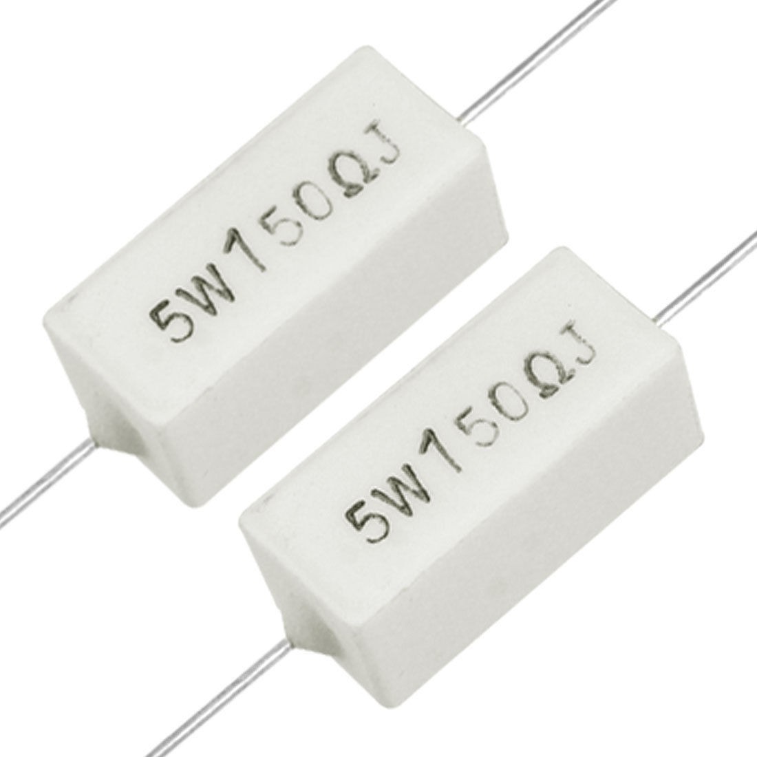 5W 150 Ohm Wire Wound Ceramic Cement Resistor x10 Pcs
