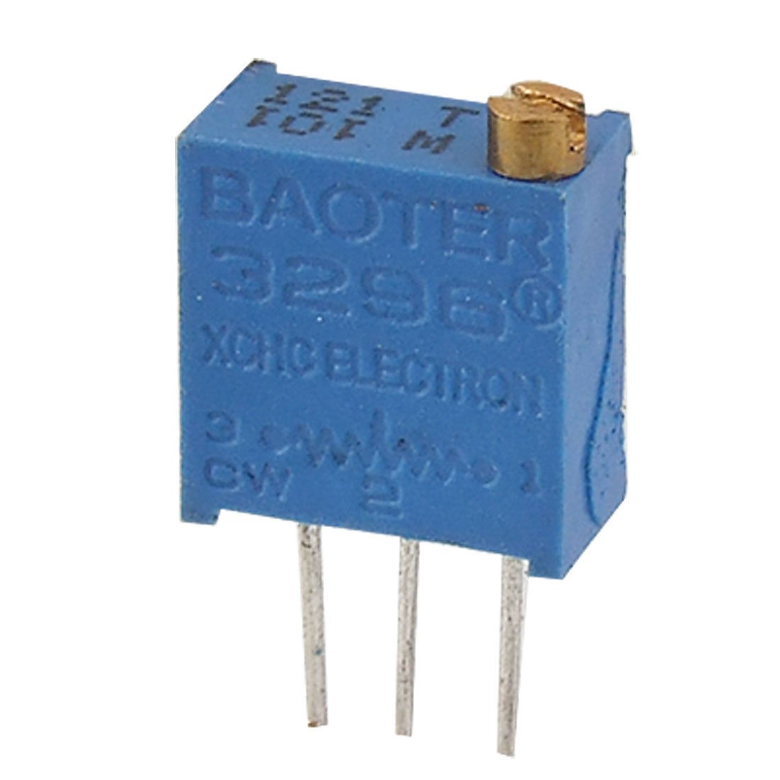 50x Through Hole Trim Pot Cermet Potentiometer 101 100 OHM 3296W