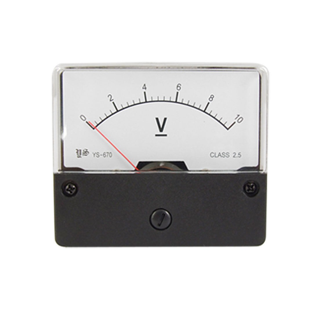DC 0-10V Rectangle Analog Voltmeter Panel Meter YS-670