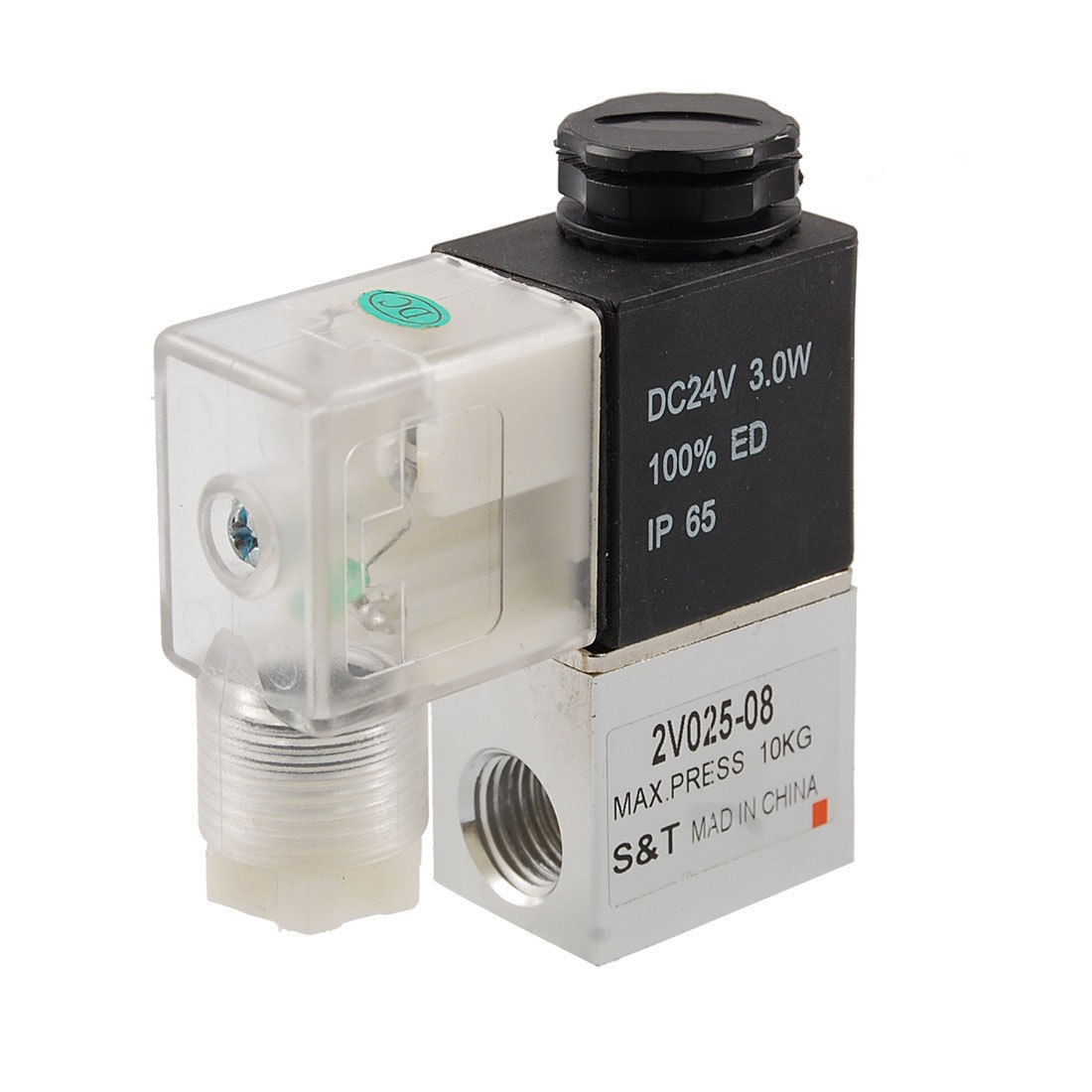 DC 24V 3W 2 Position 2 Way Pneumatic Solenoid Valve New
