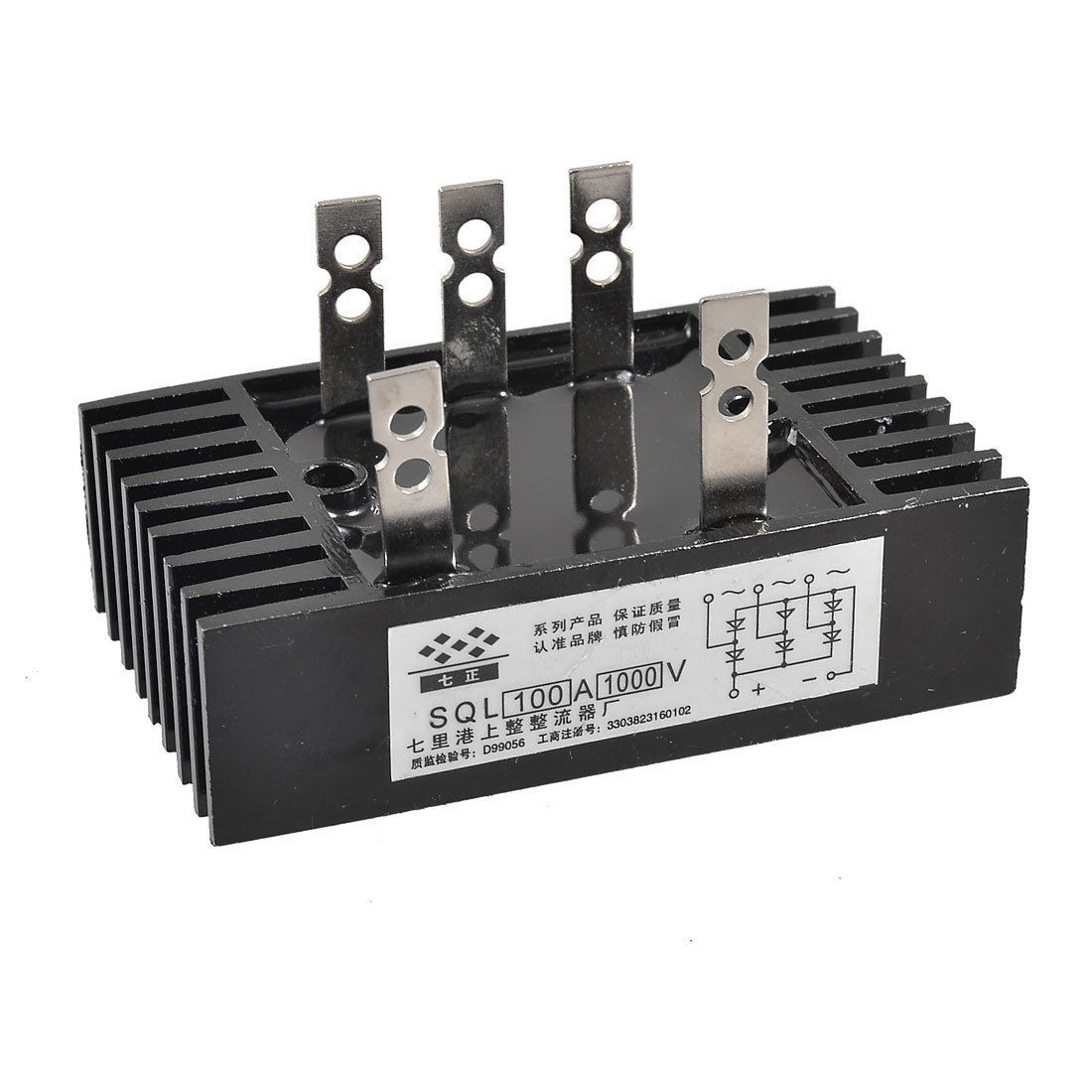 SQL 100A 1000V 3 Phase Diode Metal Case Bridge Rectifier