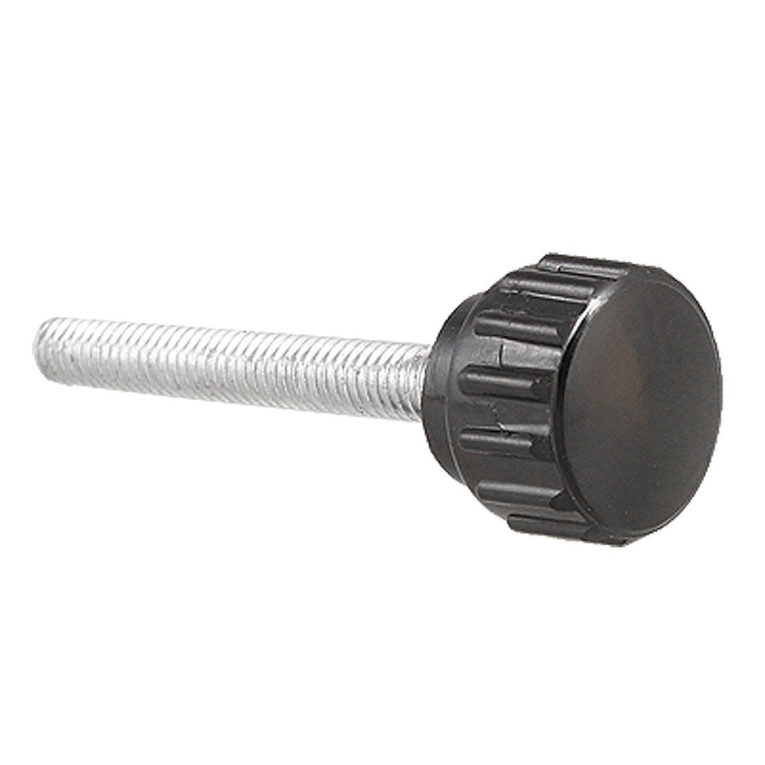 M4x30mm Male Thread Black Knurled Thumbscrew Grip Knob 
