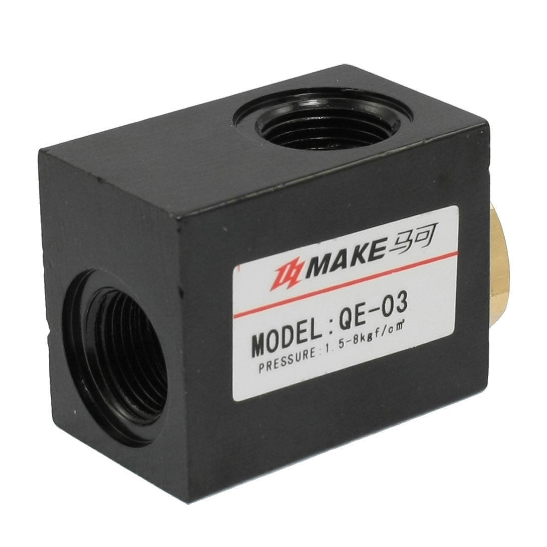 QE-03 One Way Flow G3/8" Thread Pipe Air Pneumatic Exhaust Valve