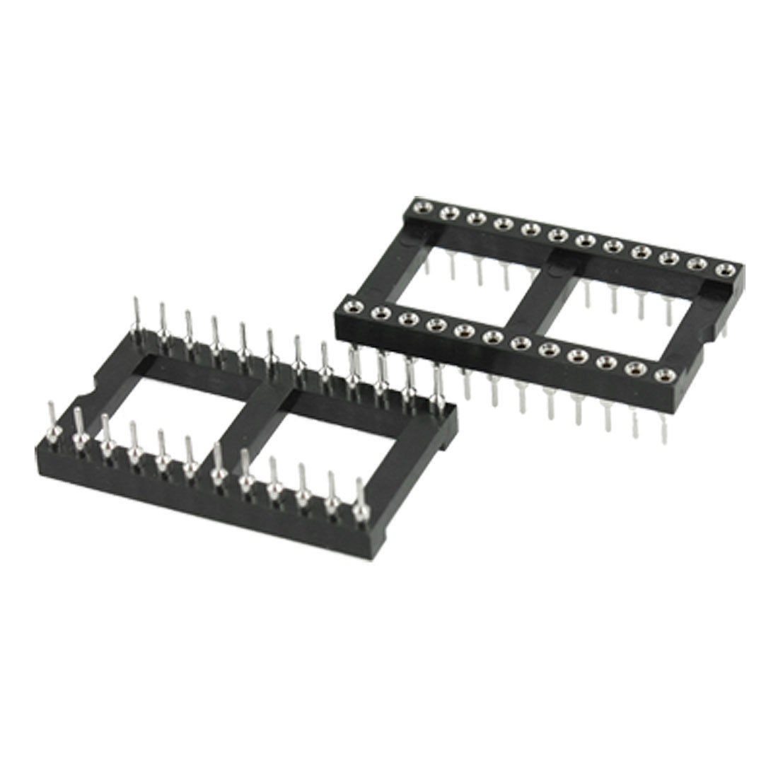 20 x 24 Pin DIP IC Sockets Adapters Solder Type Socket