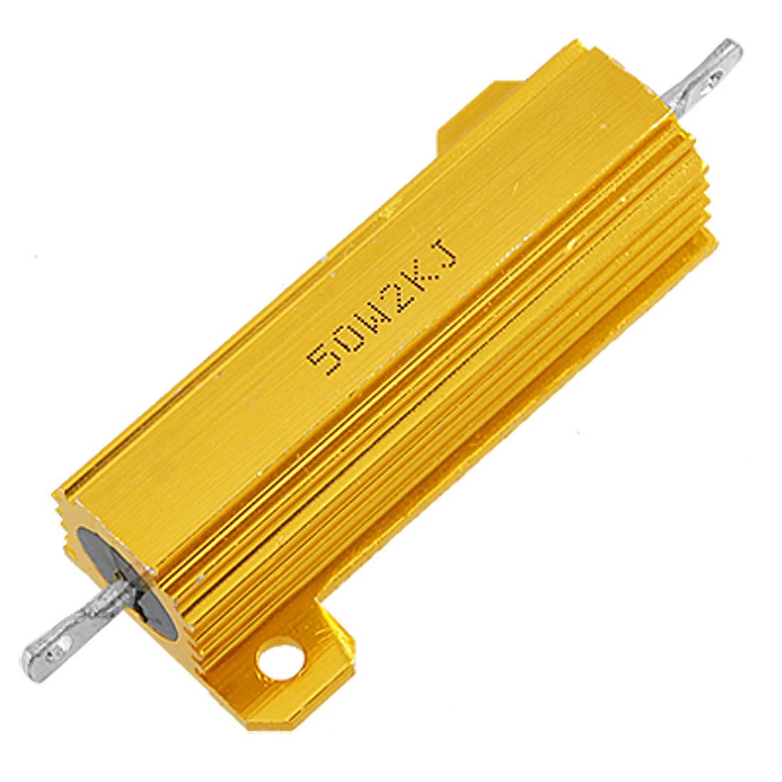 Chassis Mount Wirewound Aluminium Housed Power Resistor 5% 50W 2K Ohm