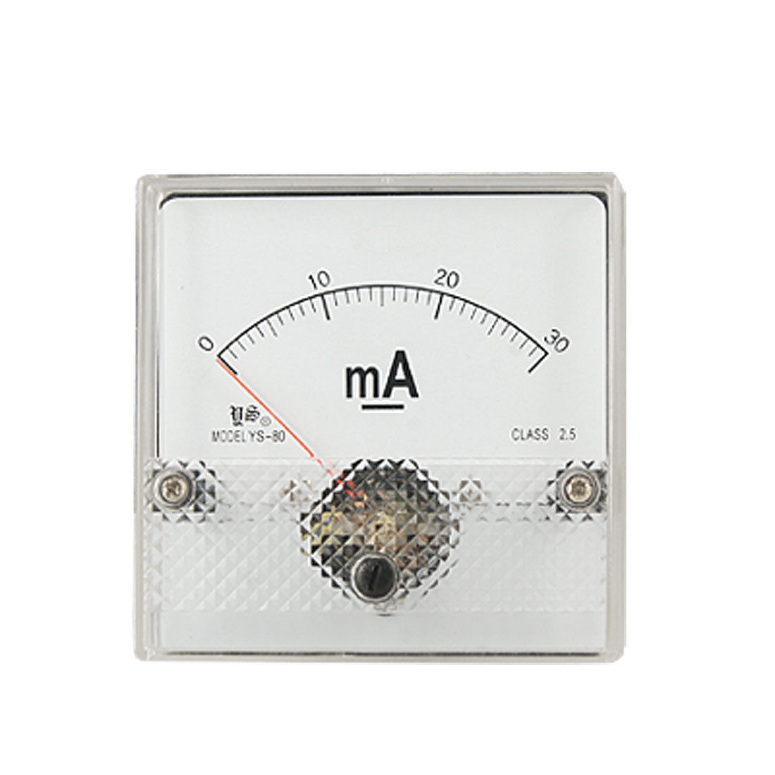 DC 0-30mA Current Panel Ammeter Gauge Class 2.5 YS-80