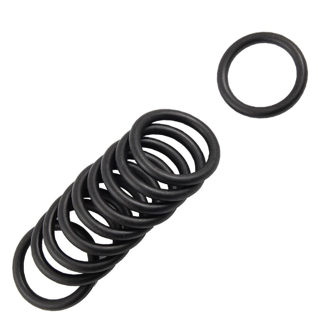10 Pcs Mechanical Black NBR O Rings Oil Seal Washers 40mm x 5mm x 30mm