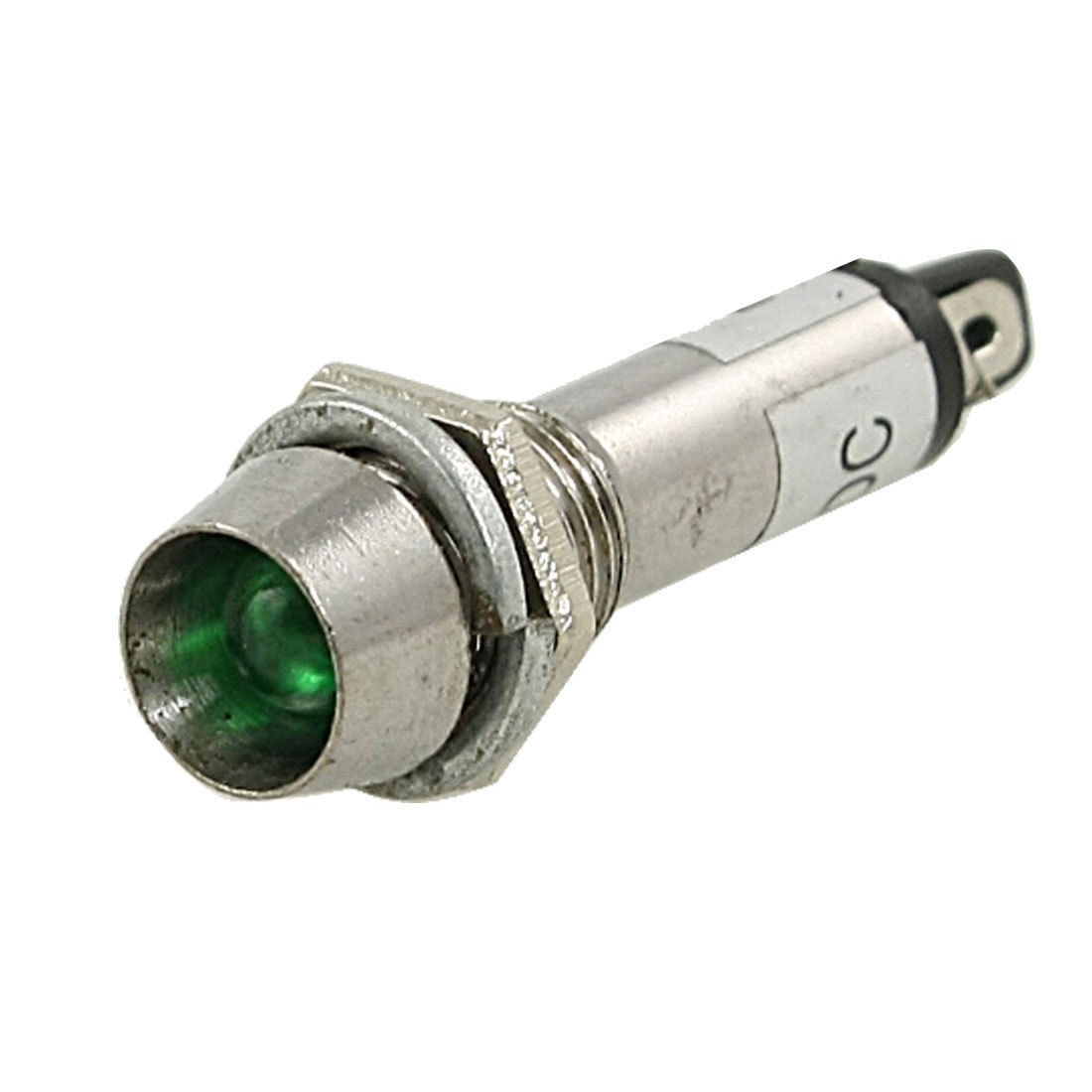 Thread Connection Green LED Signal Indicator Pilot Light DC 24V