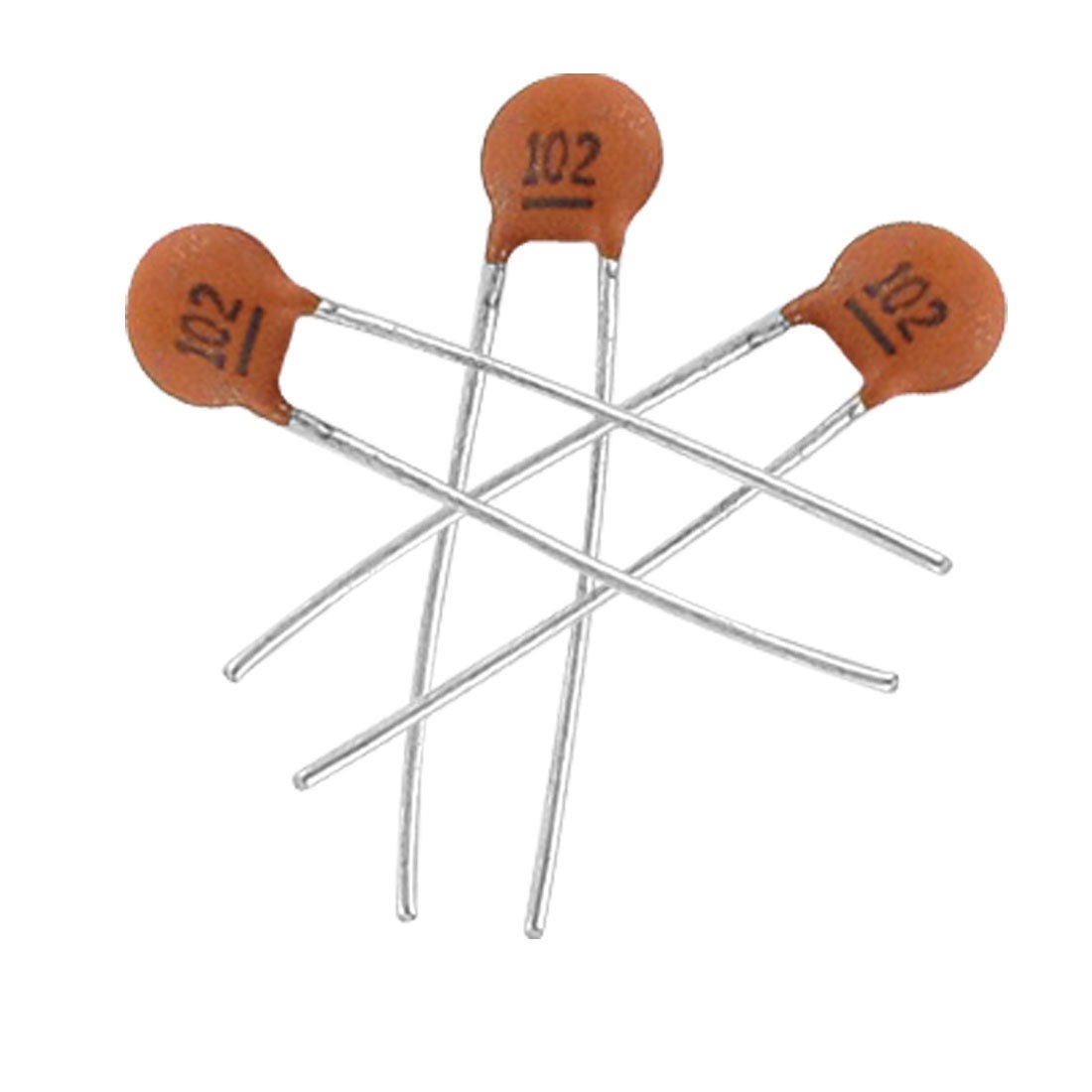 100 x 1000PF 50V Low Voltage Ceramic Disc Capacitors Mxbbn