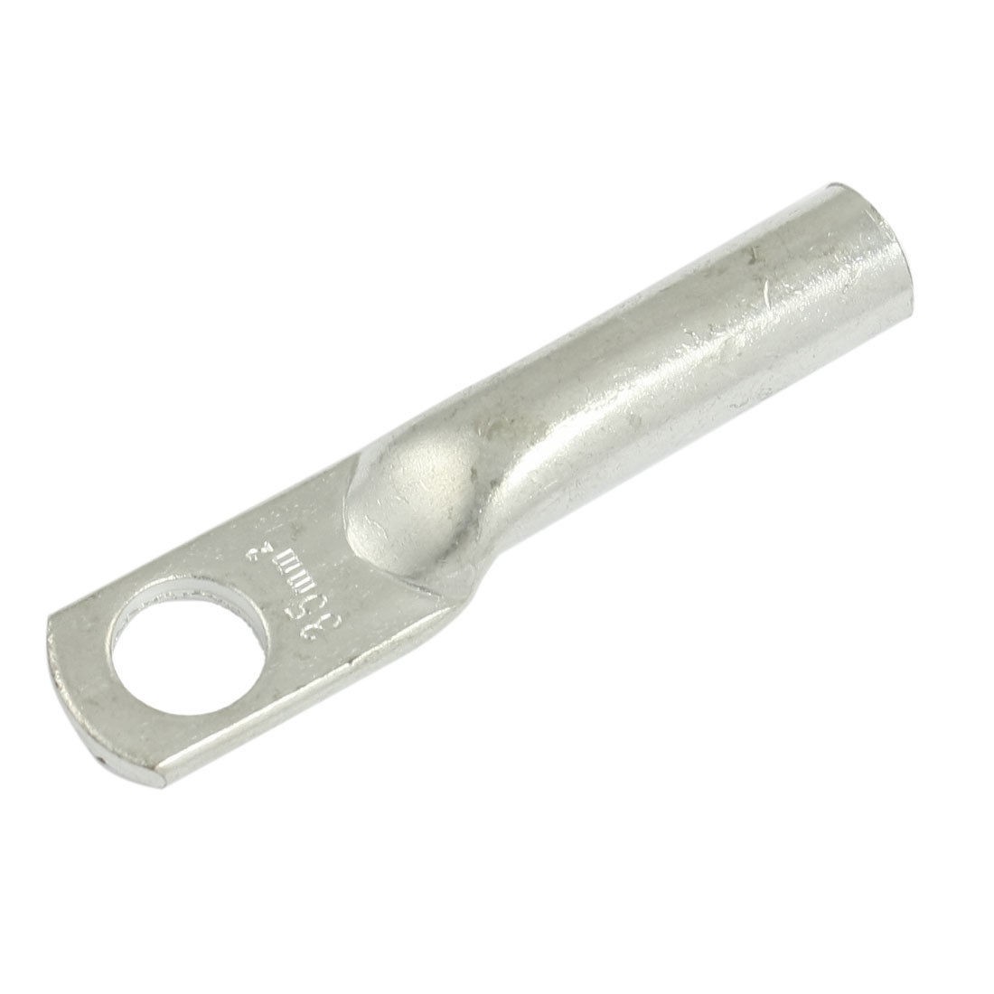 Silver Tone Copper 10 5mm Stud Bare Terminal Connector Battery Cable Lug