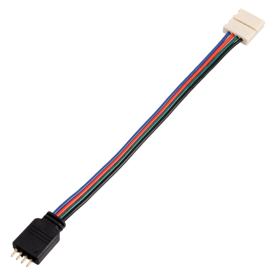 RGB LED Light Strips 4 Pin Male to B4P-10 Connector Cable