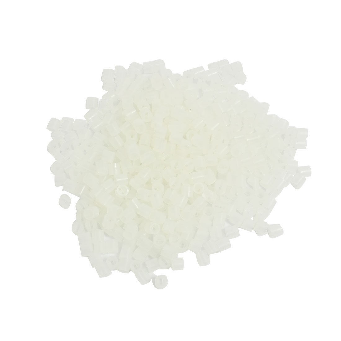 400 Pcs White Nylon PCB Board Mount LED Spacer Support 4mm x 4mm