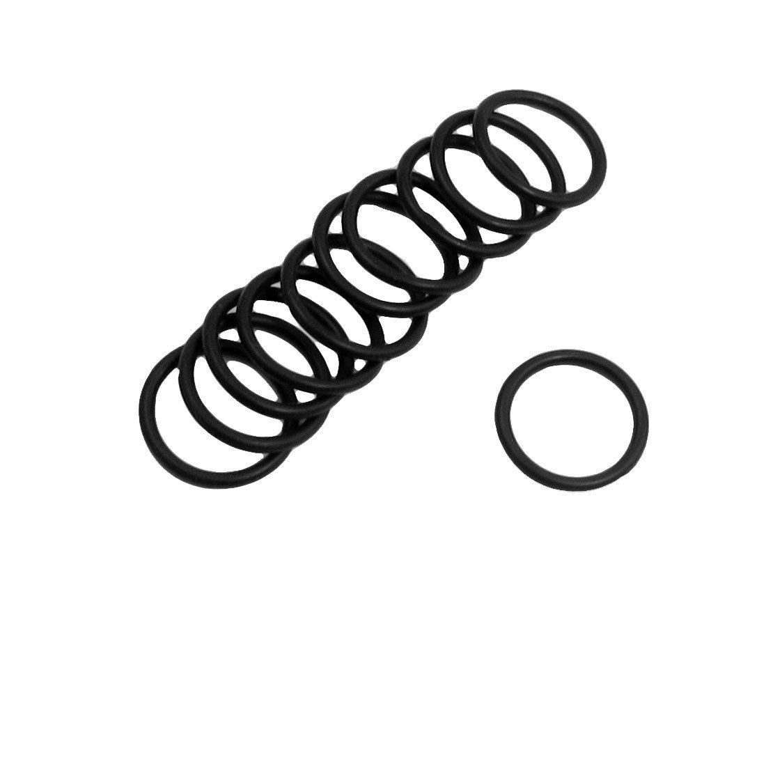 10 Pcs Industrial Flexible Rubber O Ring Seal Gasket 36mm x 2mm