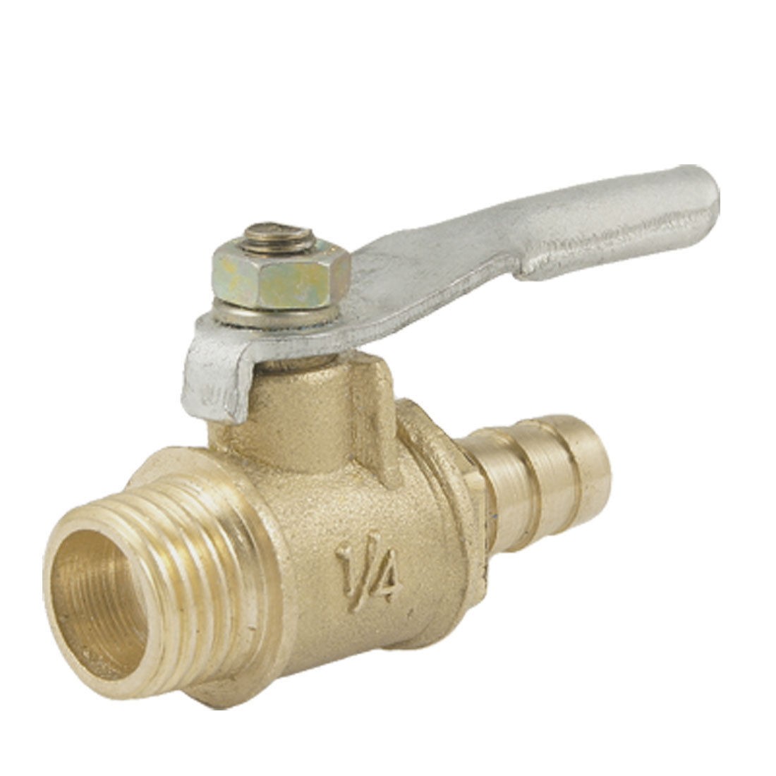 1/4" Male Thread to Hose Tail Gas Flow Ball Valve