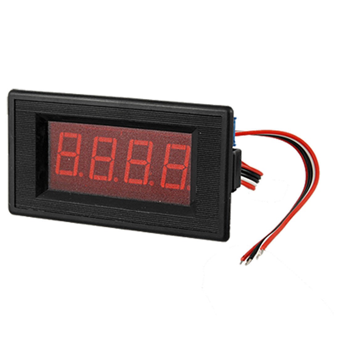 DC75A 3 1/2 Digital Red LED Panel Ammeter 5 Wires 75MV