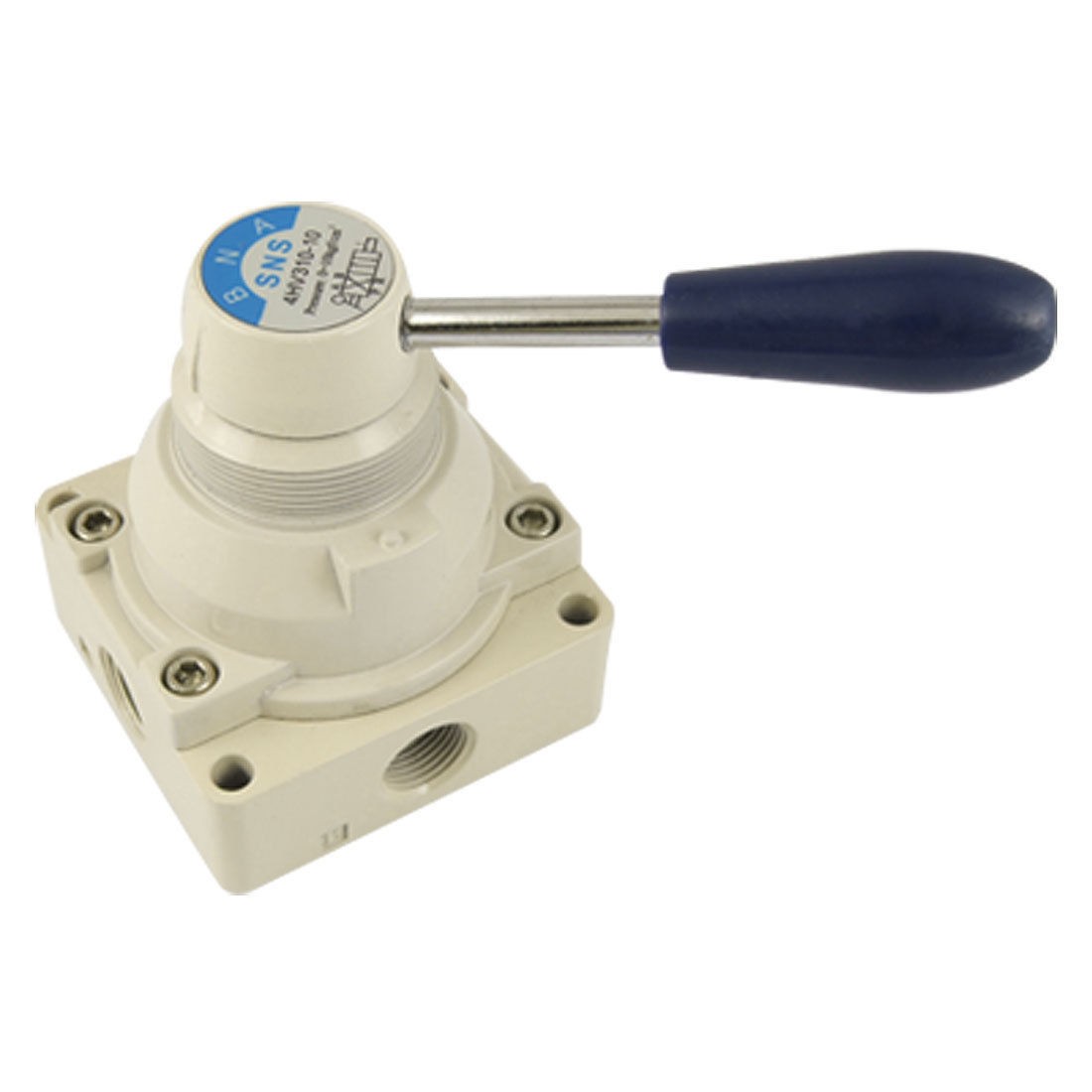 Pneumatic 4 Ports 2 Position Hand Switching Lever Valve