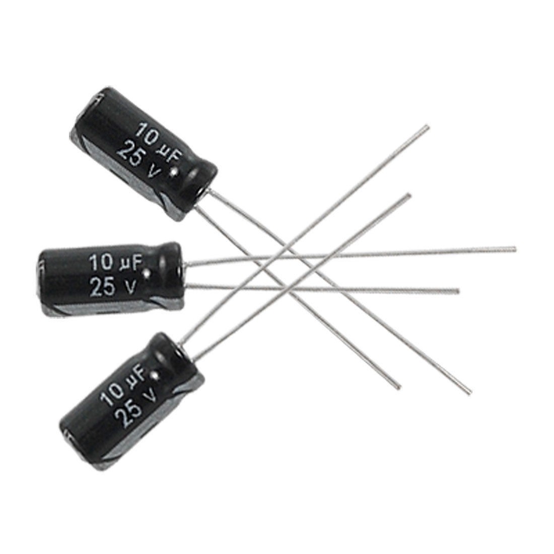 20 Pcs 5x11mm 10uF 20% 25V 105C Radial Aluminum Electrolytic Capacitor