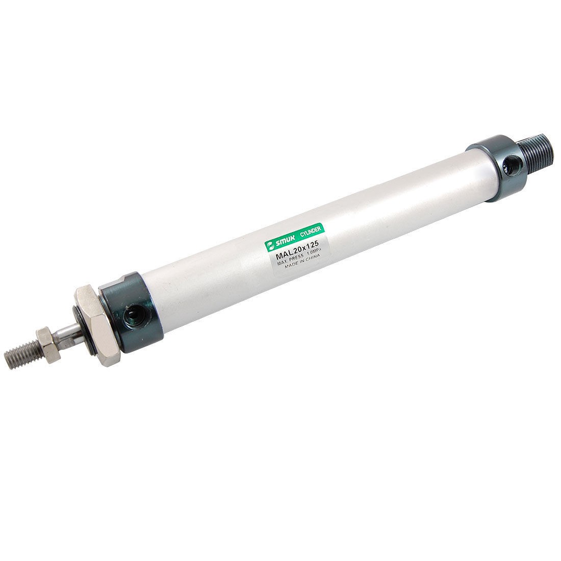 20mm Bore 125mm Stroke Aluminum Alloy Pneumatic Mini Air Cylinder
