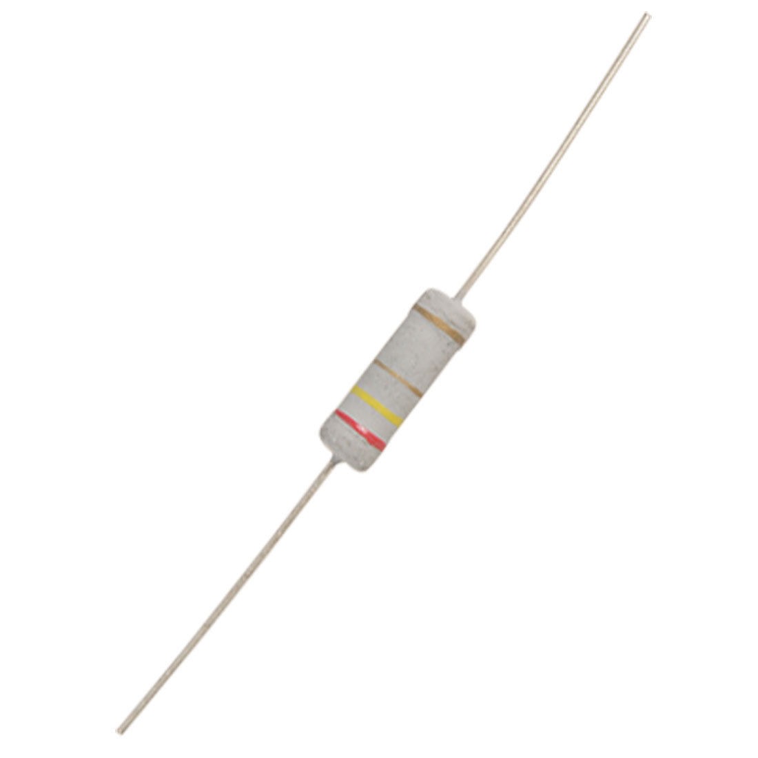 Axial Lead 2.4 Ohm 3W Metal Oxide Film Resistors 100 Pcs