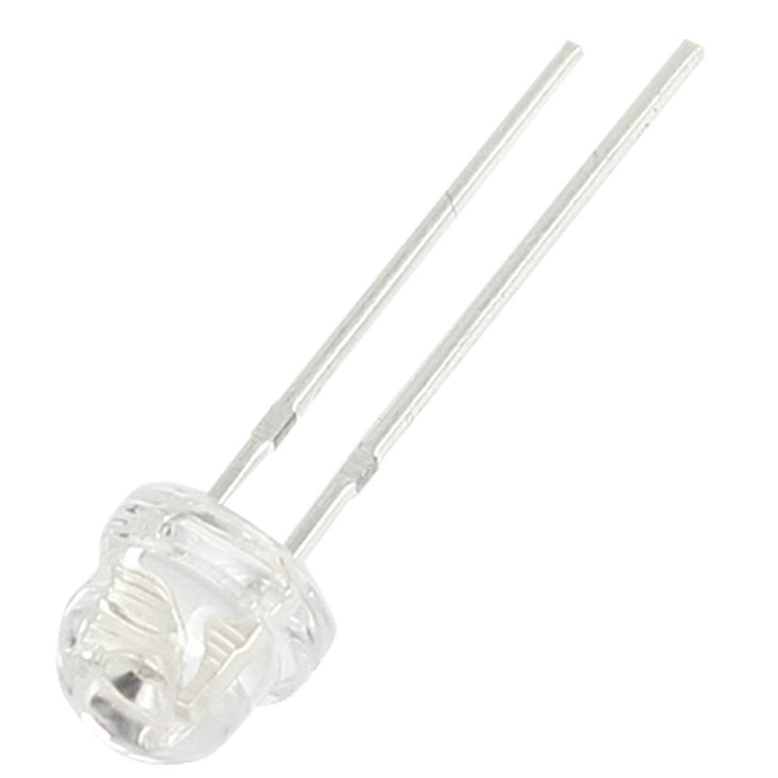 50 Pcs 5mm Straw Hat Green LED Light Emitting Diode Lamps