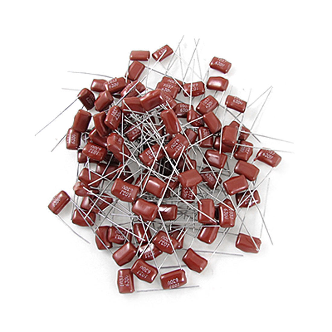 100 Pcs 0.01uF 630V Metallized Mylar Polyester Film Capacitor