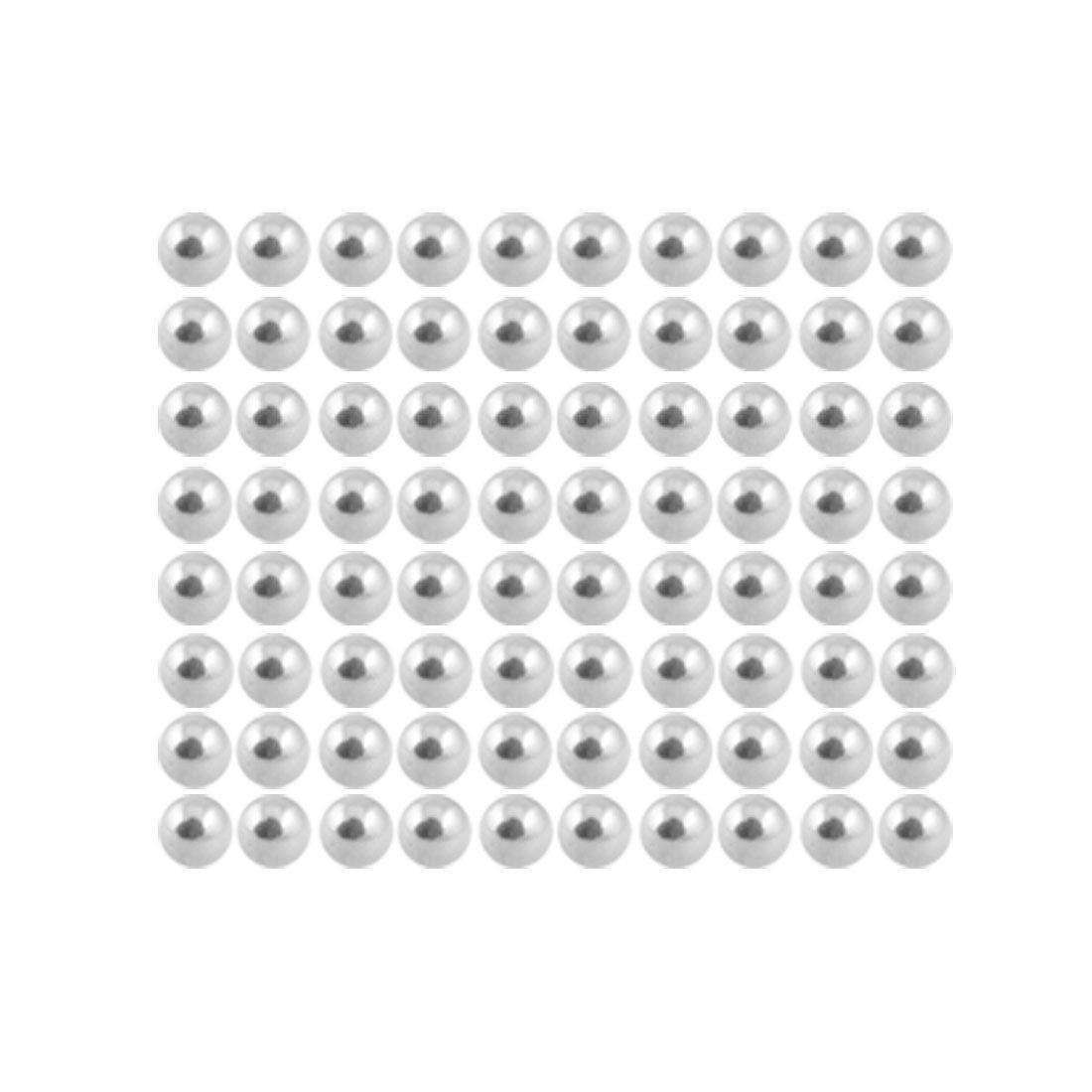 80 Pcs 15/64" 6mm Carbon Steel Bearing Balls for Bicycle Trolleys Casters