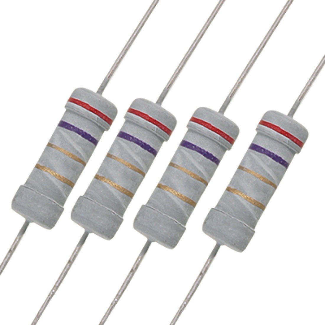 2.7 Ohm 2R7 2W 5% Axial Carbon Film Resistor 200 Pcs