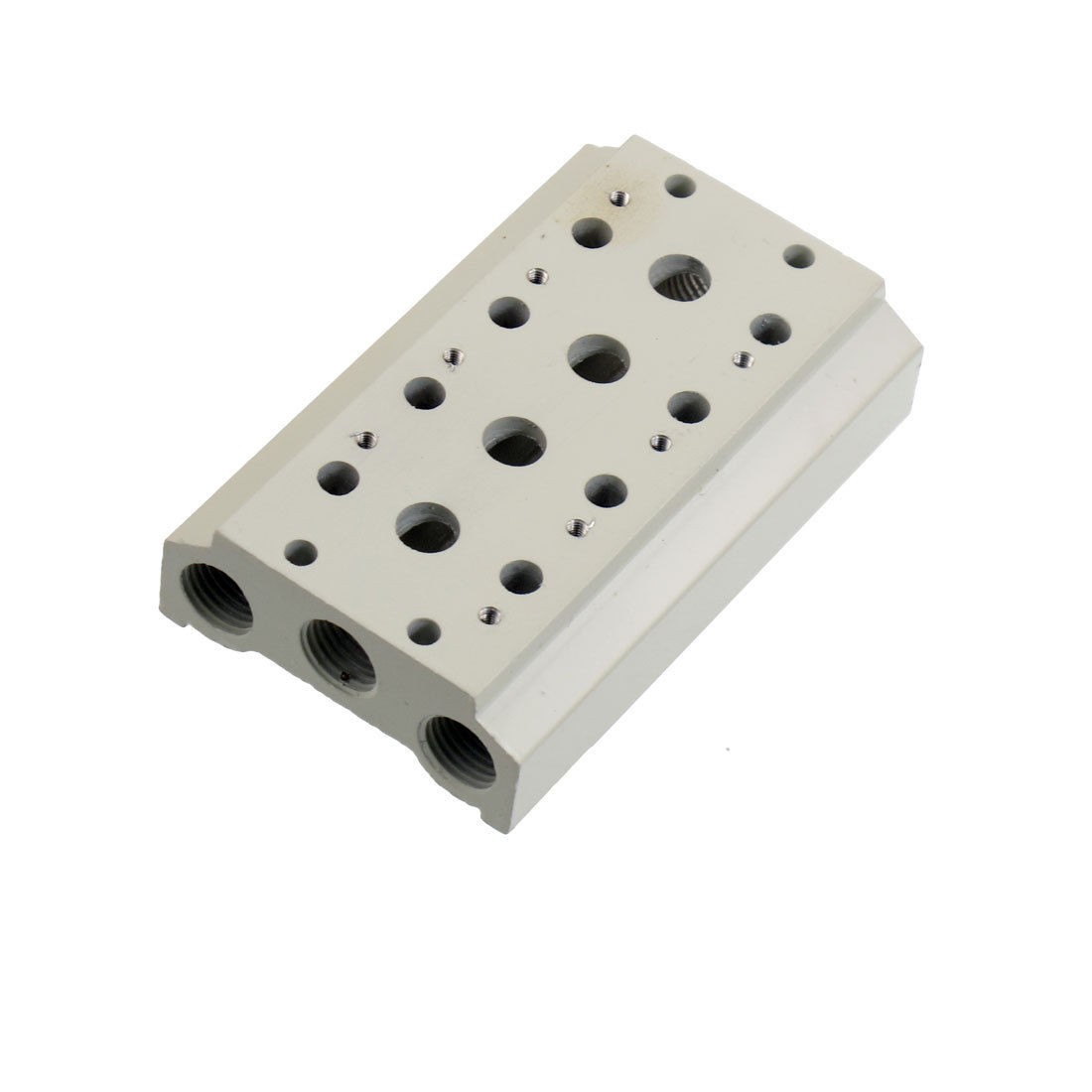 G1 4 Tube Hole Aluminum Pneumatic 4 Stations Solenoid Valve Base