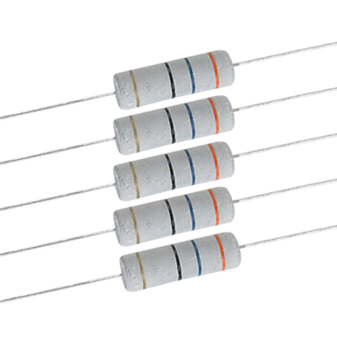 10 x 5W 700V 36 ohm Metal Oxide Film Resistors 5 Watt