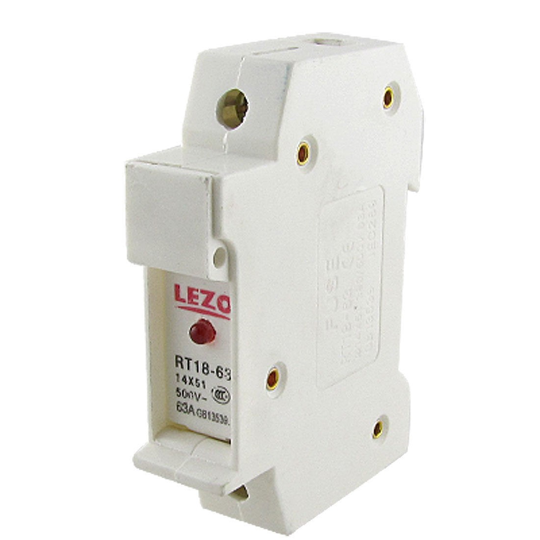 New RT18-63A 14 x 51mm Cylindrical Fuse Holder 1P with LED