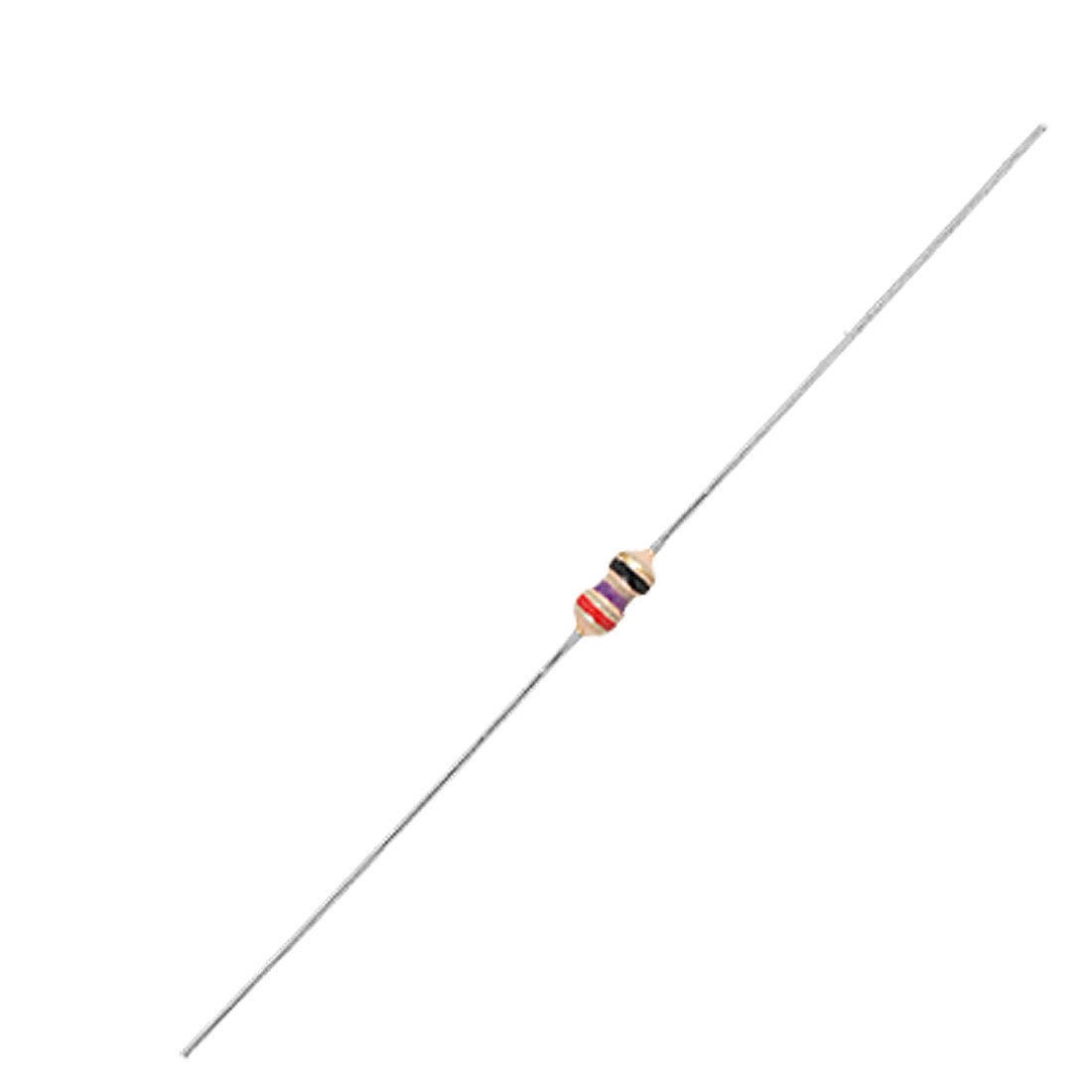 1/6W 27 ohm 5% Through Hole Carbon Film Resistor x1000