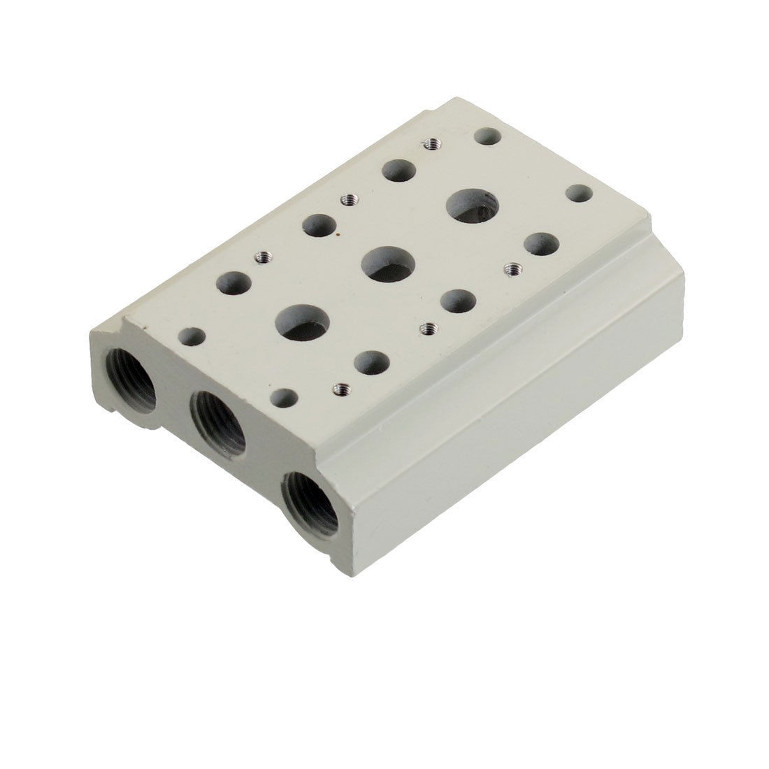 G1 4 Tube Hole Aluminum Pneumatic 3 Stations Solenoid Valve Base