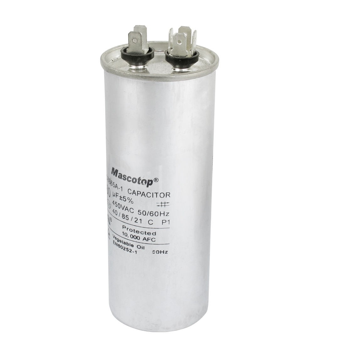 60uF 450V AC Air Conditioner Polypropylene Film Motor Run Capacitor CBB65A-1