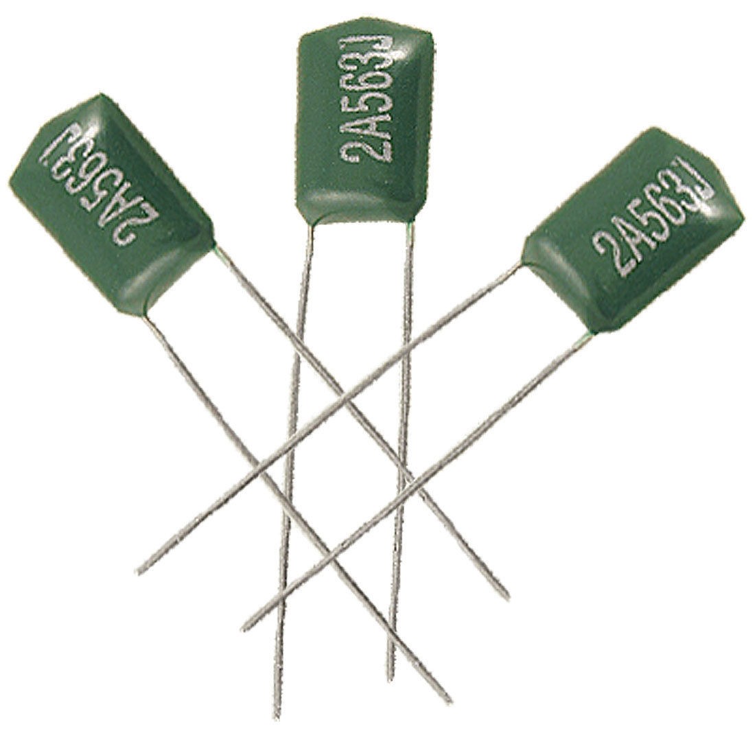 0.056uF 5% 100V Polyester Poly Film Capacitors 100 Pcs