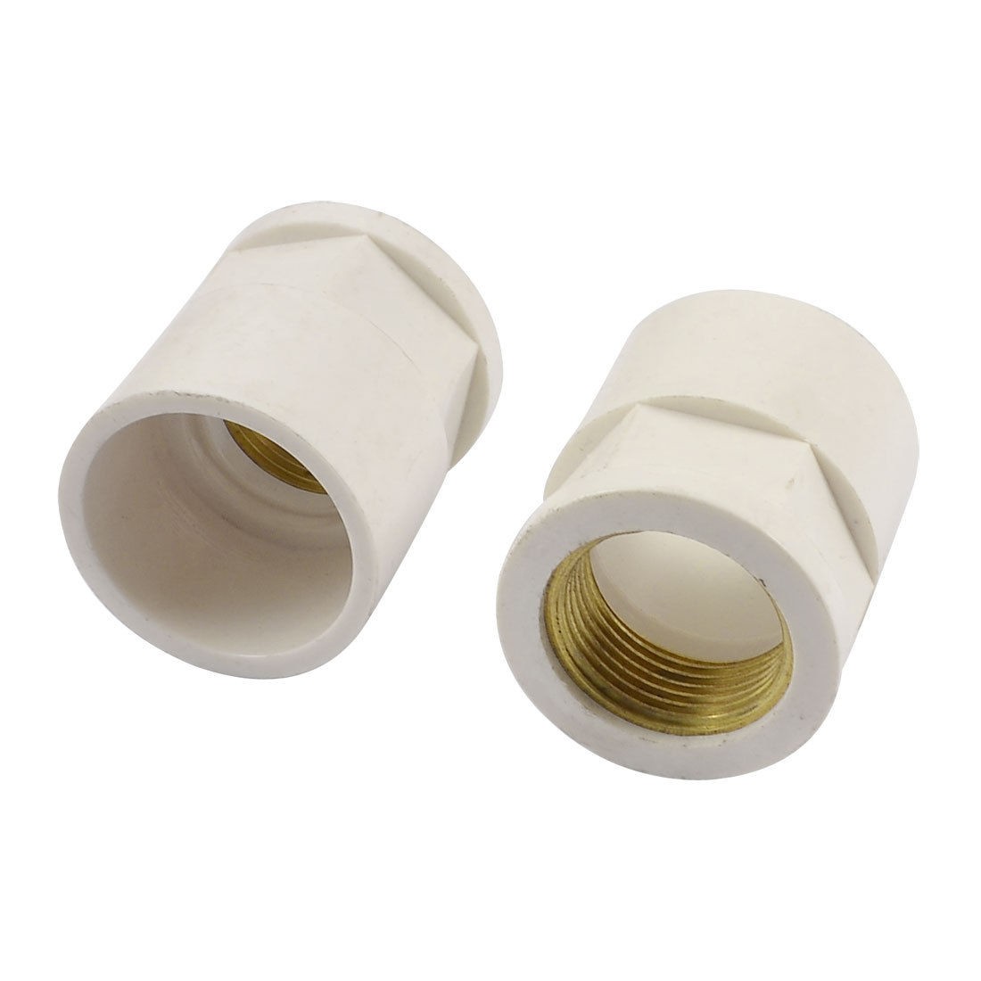 3/4" PT Brass Thread Pipe Tube Adapter Connector Fitting 2 Pieces