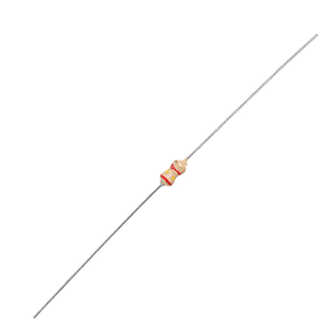 1000 x Resistors 2K4 2.4K Ohms OHM 1/6W 5% Carbon Film