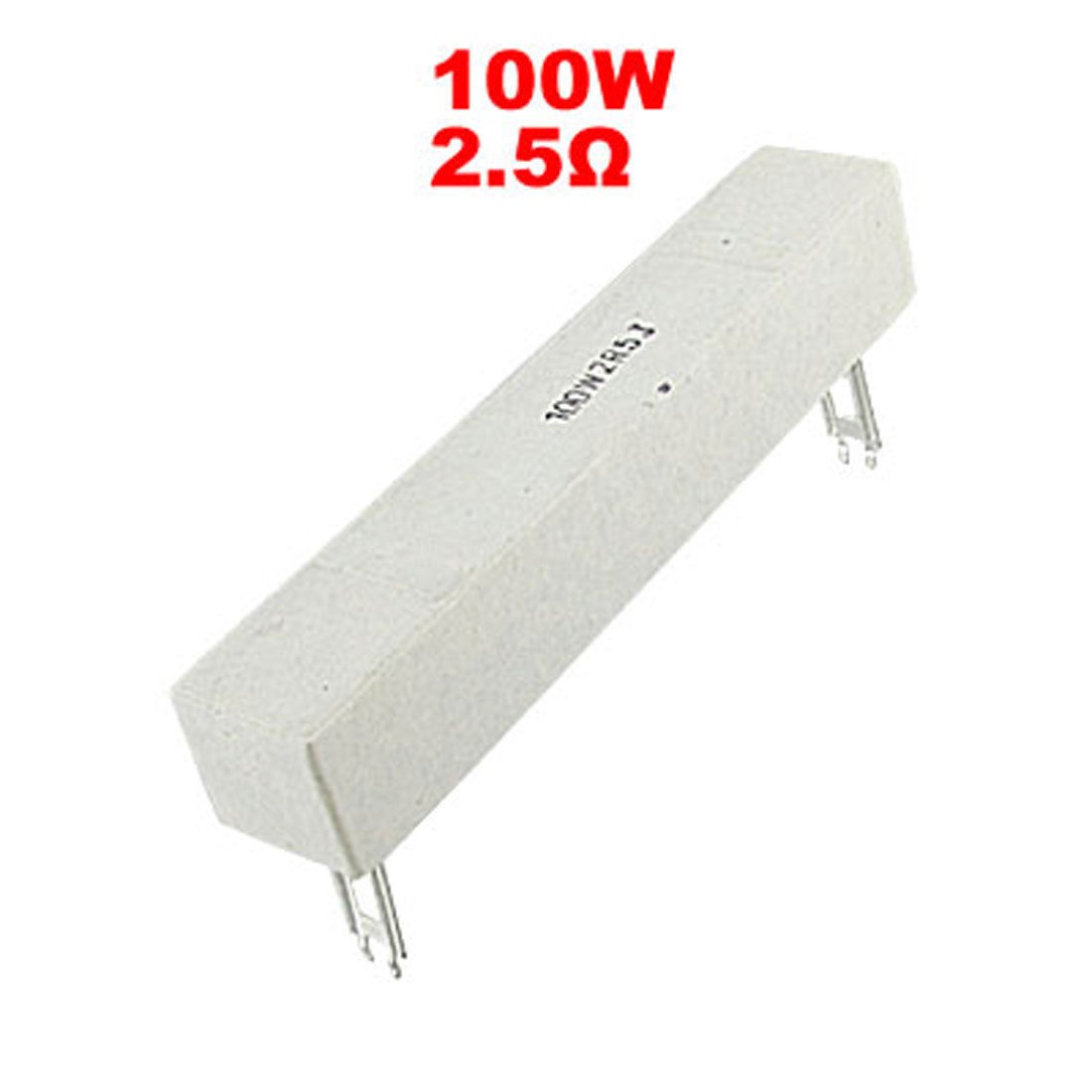 Ceramic Cement Power Resistor 2R5 2.5 Ohm 100W Watt 5%