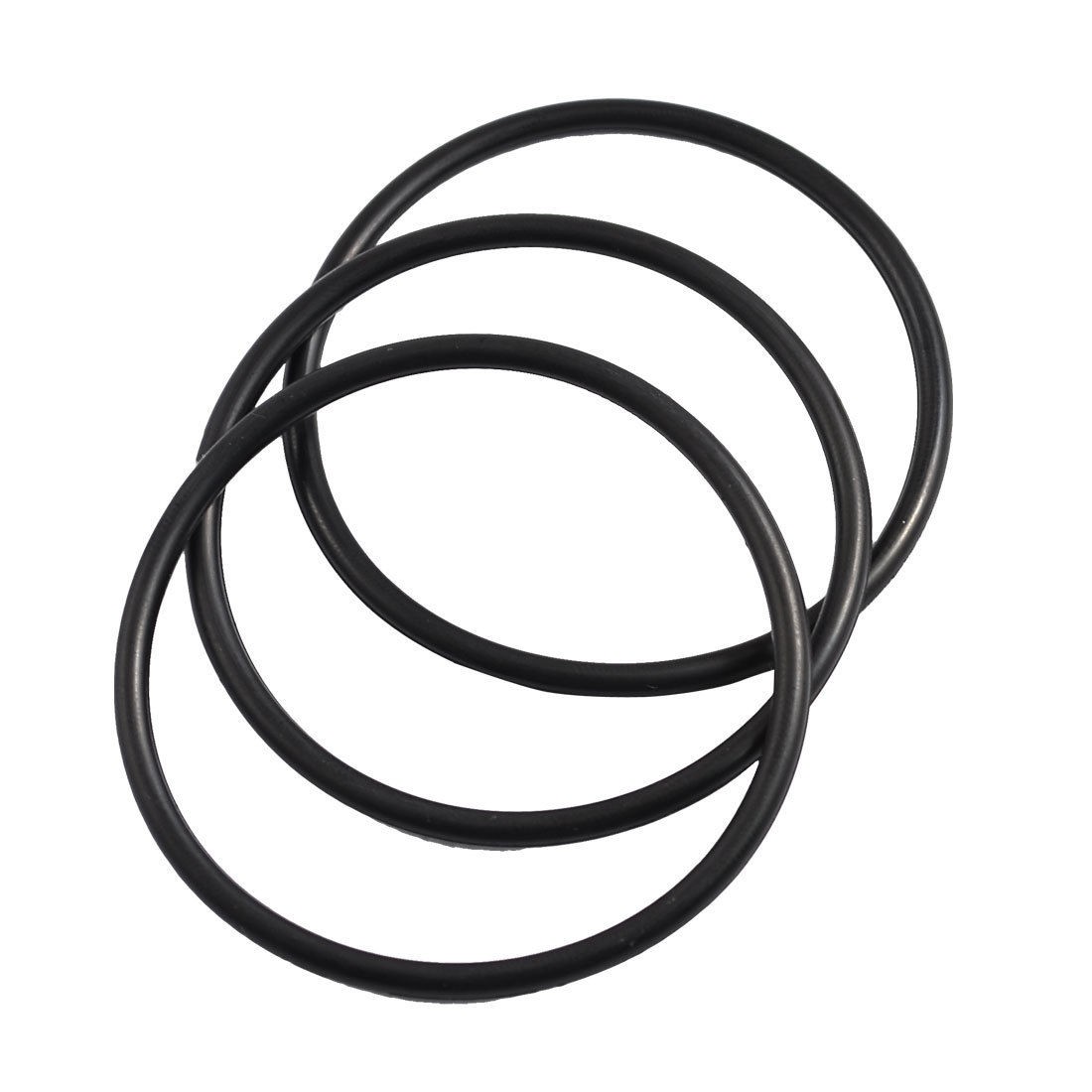3 Pcs 51mm x 2.6mm x 45.8mm Rubber Oil Sealing O Rings for Mechanical