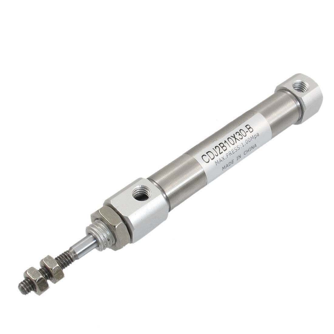 Double Action 25/64" Bore 1 2/11" Stroke Stainless Steel Air Cylinder 1.0 Mpa