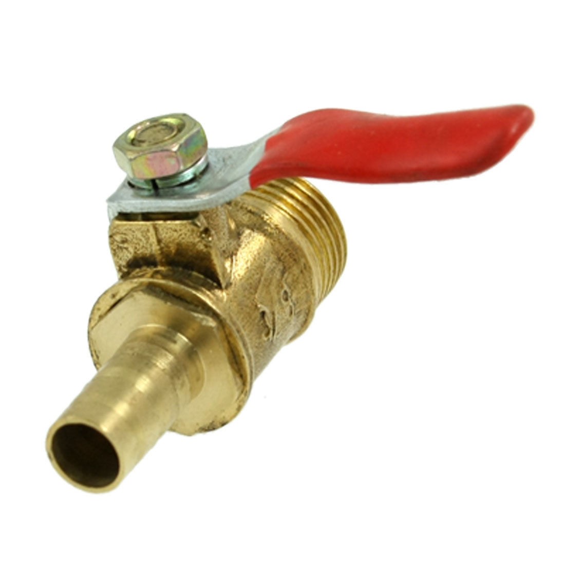 5/8" Male Thread Plastic Coated Lever Handle Pneumatic Ball Valve
