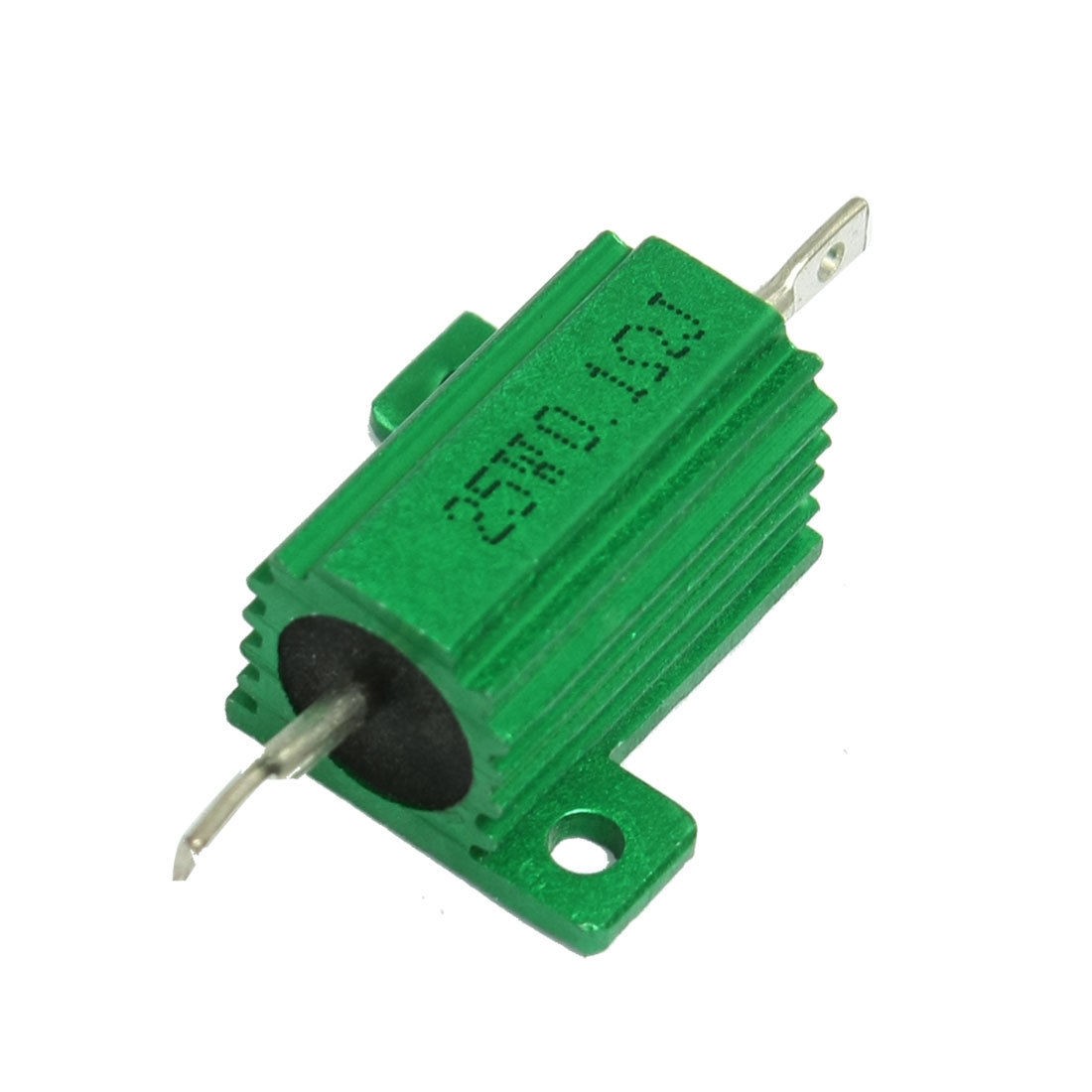 Green Aluminum Housed Wirewound Resistor 25W 0.1 Ohm