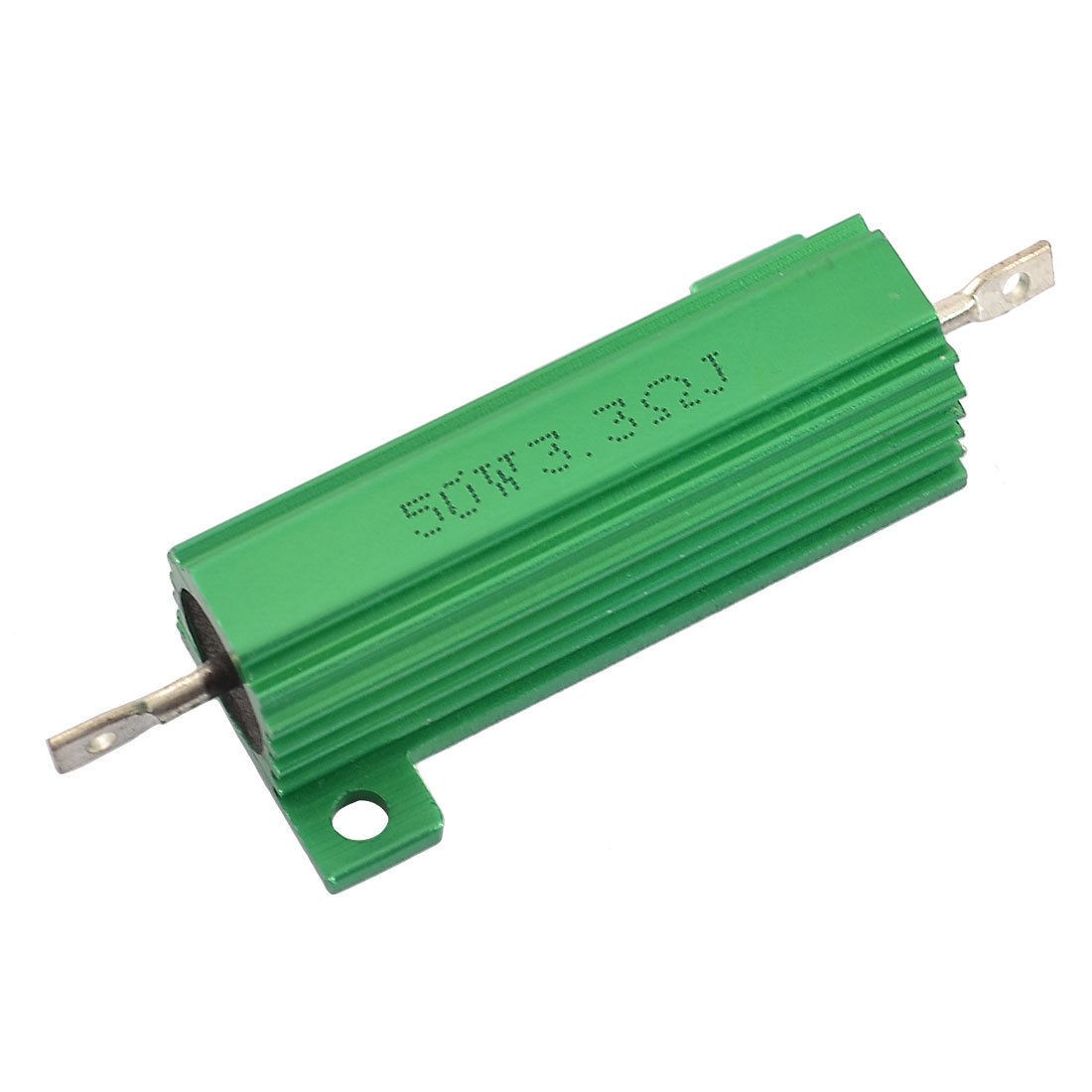 Chassis Mounted Aluminum Shell 50W Watt 3.3 Ohm 5% Wirewound Resistor