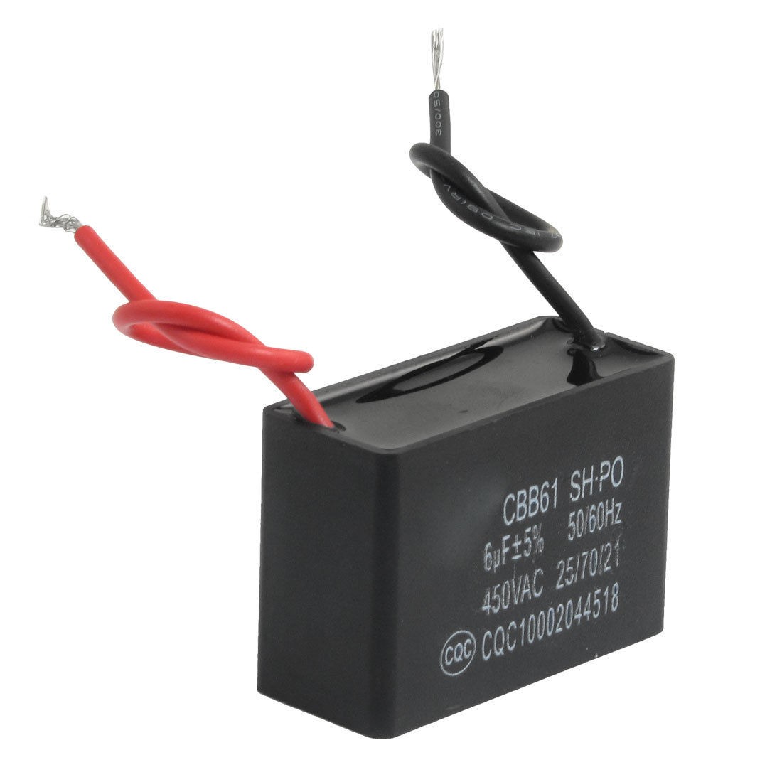 AC 450V 6uF 50/60Hz Fan Motor Run Capacitor CBB61