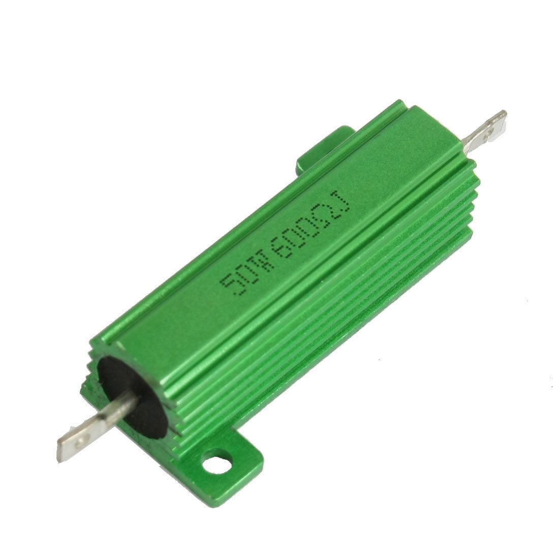 Green Aluminum Housed Wirewound Resistor 50W 600 Ohm