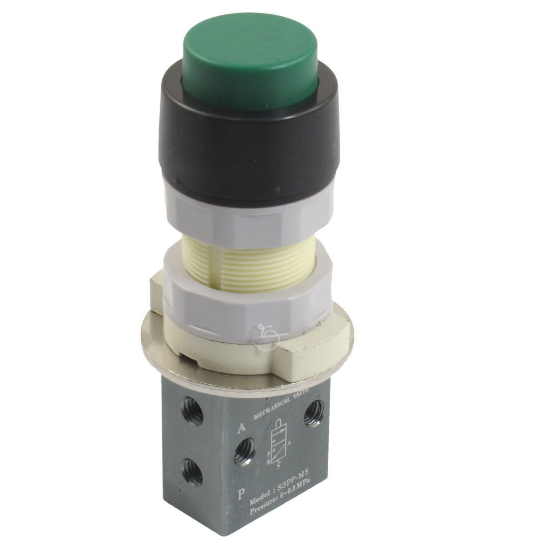 5mm PT Thread Three Way Two Position Momentary Mechanical Valve S3PP-M5
