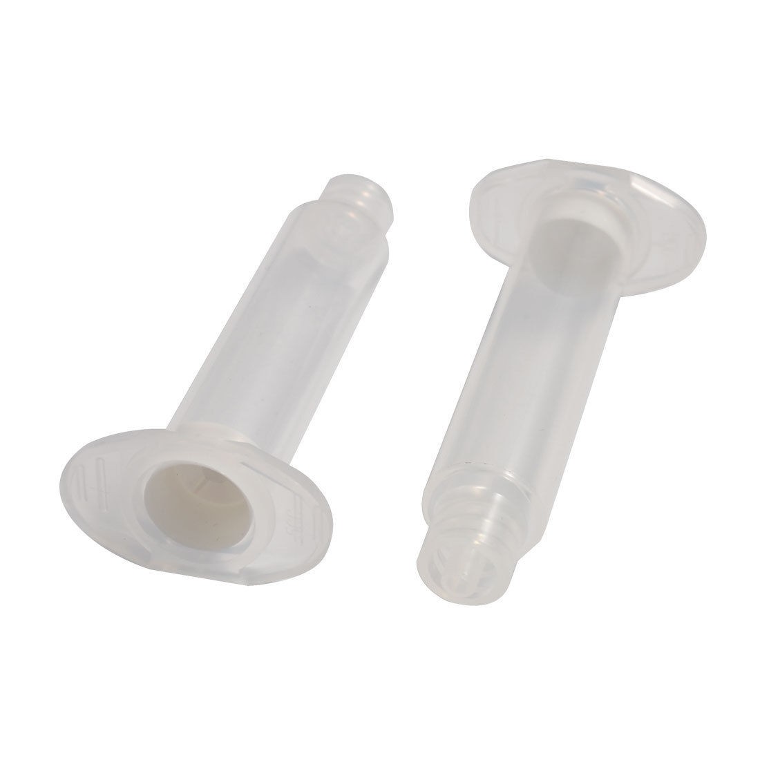 5 Pcs Clear Plastic 5CC Helix Luer Lock Tip Dispenser Barrels